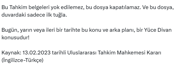 Yavuz Yılmaz'ın Belge Paylaşımı